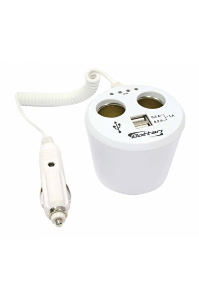 Bottari Priza auto cu prelungitor si incarcator 30080BT, intrare 12/24V, iesi...