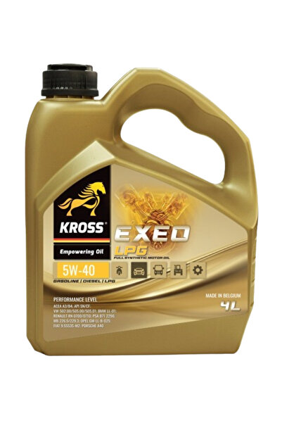 KROSS Ulei de motor EXEO LPG 5W40 SN01161L-KS-19871, volum 4 litri, sintetic