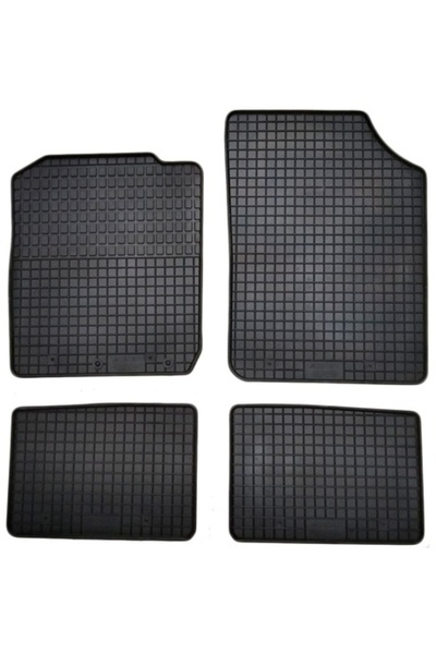 PETEX Set 4 covorase auto din cauciuc 28912PX, negru, pentru Dacia Spring