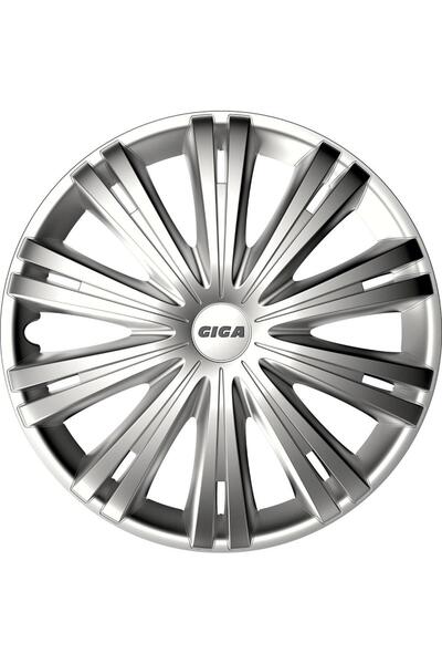 PETEX Set 4 capace roti Giga RB529115, plastic ABS, 15 inch, argintiu