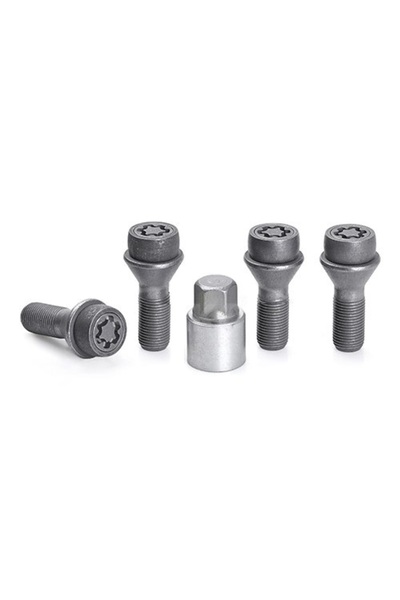 sicustar Set suruburi antifurt roti VN1633, M16 x 1.50 x 33, hexagon, cheie 1...