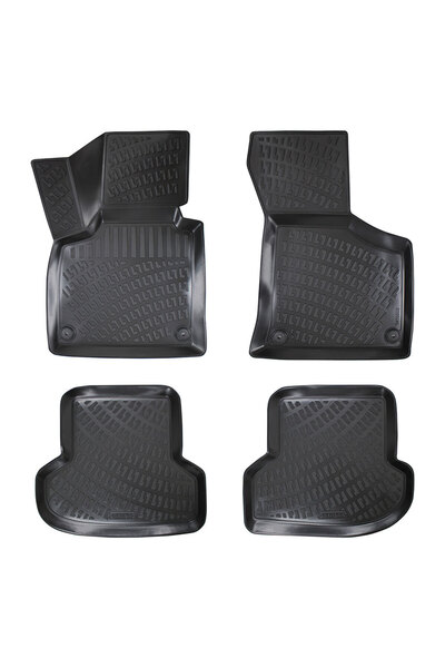 Umbrella Set covorase auto din cauciuc 74431, pentru Audi A3, typ 8P, II 2003...