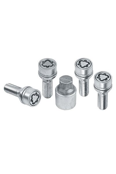 sicustar Set suruburi antifurt roti VN344BIM, M12 x 1.25 x 44, hexagon, cheie...