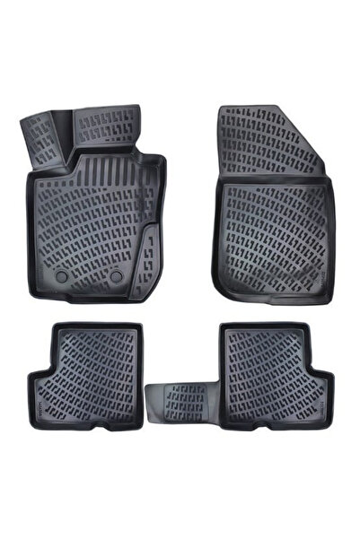 Umbrella Set covorase auto din cauciuc 110157, TPE, negru, pentru Dacia Duste...