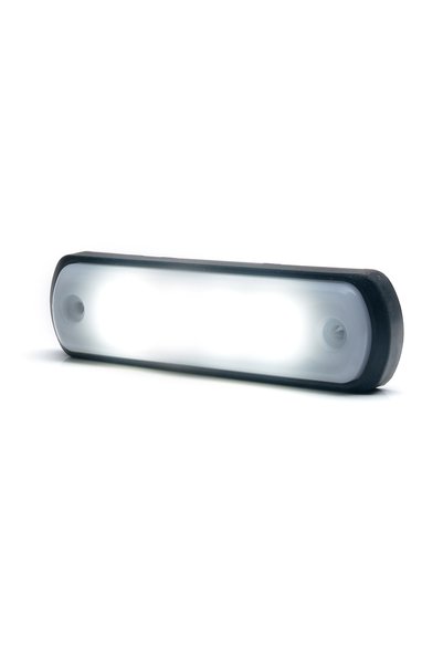 WAS Lampă gabarit LED, 1343 W189N, 12V-24V, albă, 43502