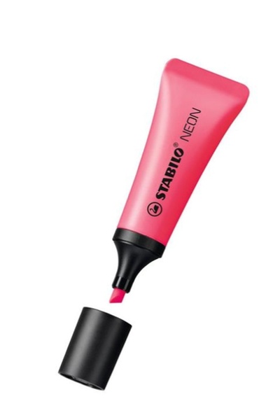 Stabilo Highlighter Neon Pink - 3 Pieces