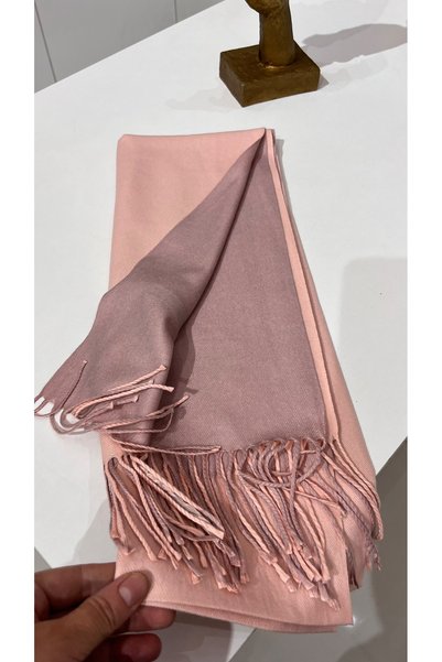 EB SCARF Cashmere Wool Gradient and Double-Sided Shoulder Shawl & Scarf