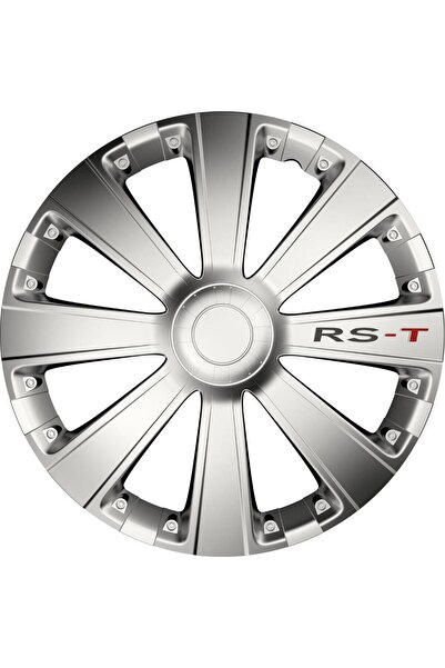PETEX Set 4 capace roti RS-T RB534114, plastic ABS, 14 inch, argintiu