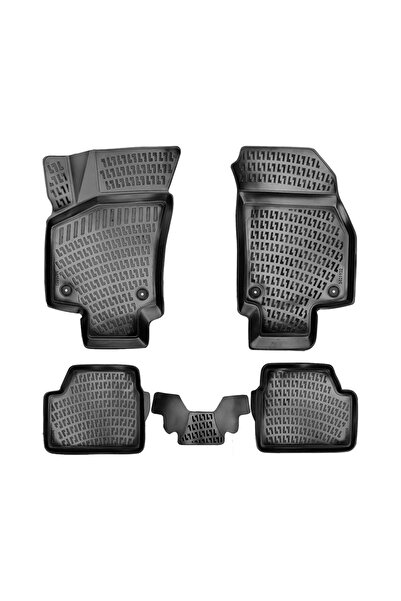 Umbrella Set covorase auto din cauciuc 110171, TPE, negru, pentru Opel Astra ...