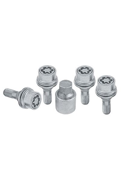 sicustar Set suruburi antifurt roti VNP34, M12 x 1.25 x 34, hexagon, cheie 17...