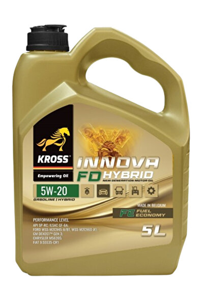 KROSS Ulei de motor INNOVA FD-HYBRID 5W20 SN01351-KS-53819, volum 5 litri, si...