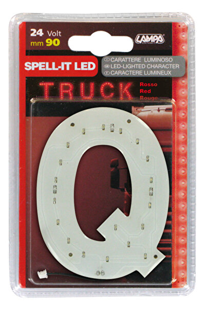 Lampa Ornament autoadeziv LED Spell-it LED LAM98946, litera Q, înălțime 90 mm...