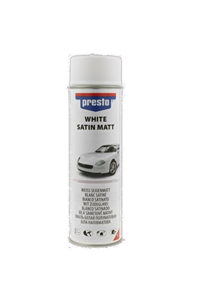 Presto Spray vopsea auto 385803EUA, alb satin mat, 500 ml