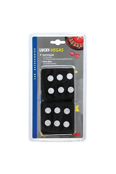 Lampa Ornament pentru parbriz Lucky Vegas LAM37651, set zaruri, cu ventuza de...