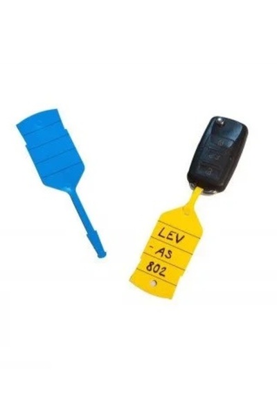 Serwo Set 300 brelocuri albastre 0850112, 2 markere, plastic