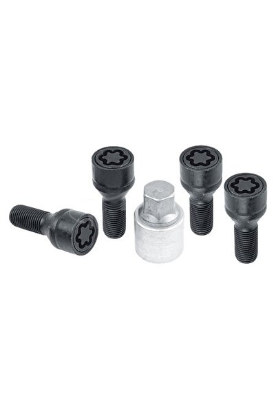 sicustar Set suruburi antifurt roti BVN450, M14 x 1.50 x 50, negre, hexagon, ...