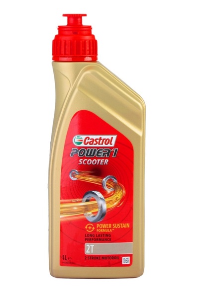CASTROL Ulei motor moto Power 1 Scooter 2T 14E960, volum 1 litru, semi-sintetic