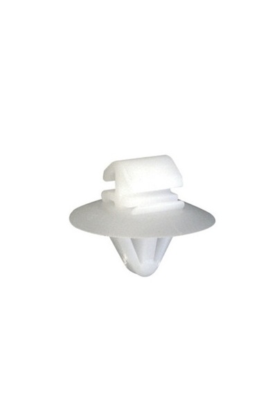 RESTAGRAF Set 12 clipsuri auto A10036, 6.2 x 12.2 mm, plastic, alb, pentru fi...