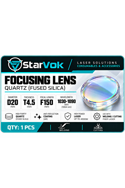Generic Brand StarVok Lentilă Focalizare D20 T4.5 F150 Double AR