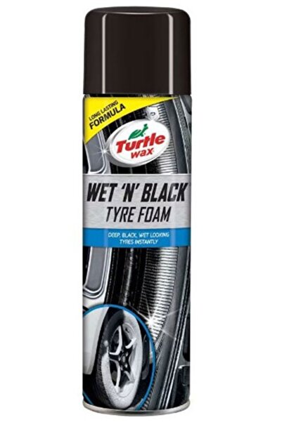 Turtle Wax Soluție spumă pentru curățarea anvelopelor Wet n Black Tyre Foam F...