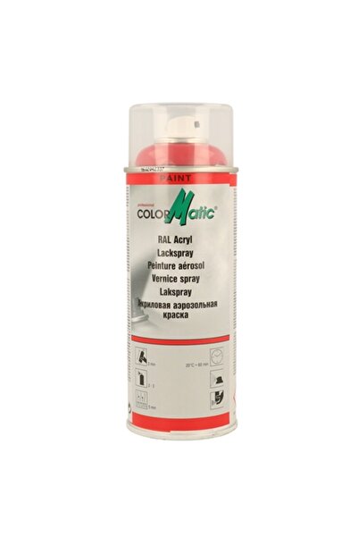 ColorMatic Spray vopsea auto RAL 3000 Flame Red lucios 856624, roșu, 400 ml