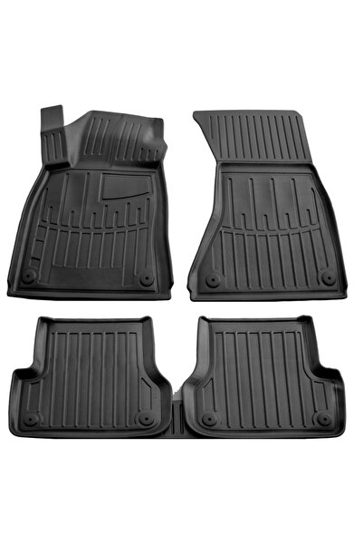 Umbrella Set covorase auto din cauciuc 105891, negru, pentru Audi A6 (C7), 20...