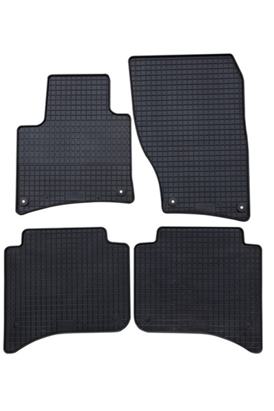 PETEX Set 4 covorase auto din cauciuc 63410PX, negru, pentru Volkswagen Touar...