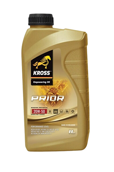 KROSS Ulei motor PRIOR 20W50 A3/B4, E3 SN20051-KS-19598, multigrad, volum 1 l...