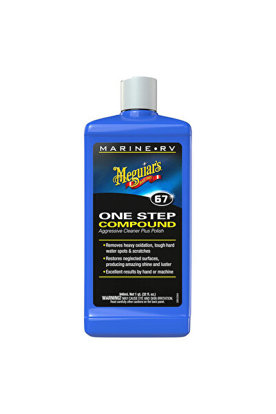 Meguiars Soluție polish auto Marine One Step Compound M6732MG, 945 ml