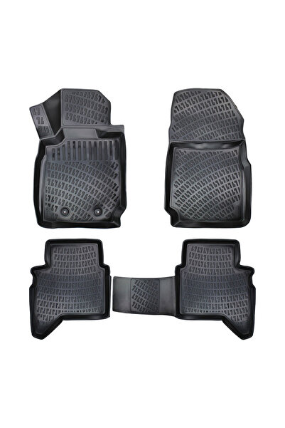 Umbrella Set covorase auto din cauciuc 110163, TPE, negru, pentru Ford Ranger...