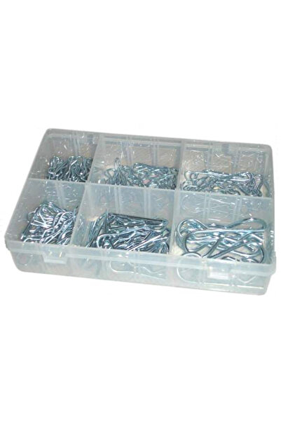 JBM Set 150 splinte 52044, tip R, oțel, cutie din plastic