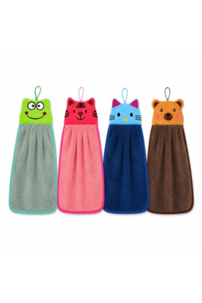 Generic Brand Cat Patterned Kitchen Towel – Absorbent Towel for Wiping Hands ...