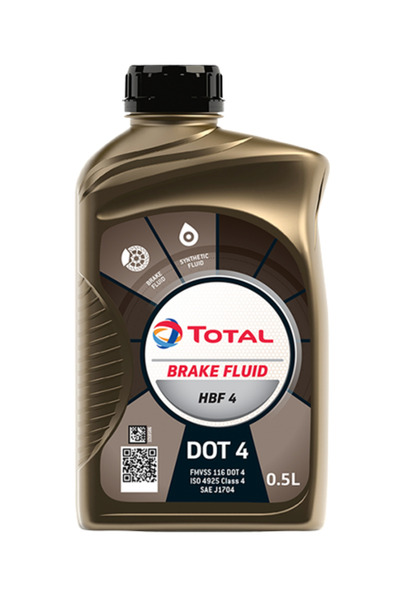 TOTAL Lichid de frana Brake Fluid HBF 4 181942, DOT4, volum 0.5 litri