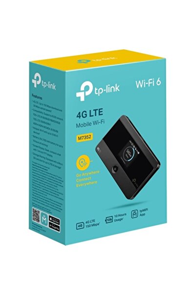 TP-LINK M7352 | 4g Lte Mobil Wi-Fi 6 Taşınabilir Modem | 150 Mbps 4g Hızı | 2...