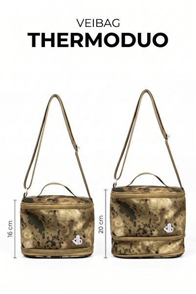 VEIBAG Thermoduo Bellows Heat Insulated Thermal Bag |   Waterproof Feeding Bag, Baby Bottle Carrying Bag, Camouflage