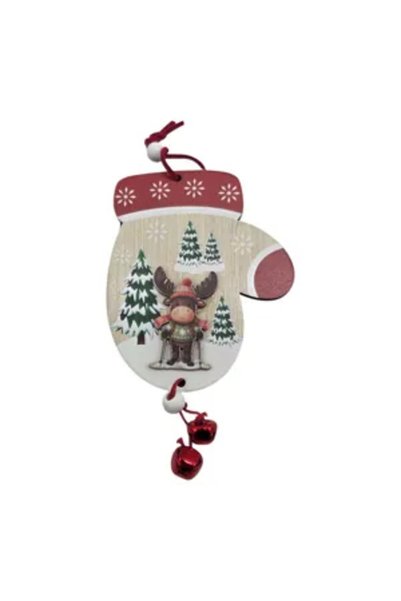 Generic Brand Wooden Christmas Decoration, Festive Hanging Ornament for Tree,...