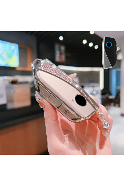 Alazpay Stone Pattern Tpu Key Case Cover for Bmw I7 I5 I4 Ix X1 X5 X6 X7 Xm 2...