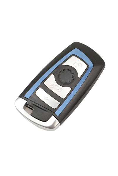 TOPAUTOCHEI Carcasă cheie compatibilă cu BMW Seria 5 F10, 4 butoane, ornament...