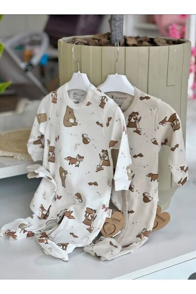 asiltr Baby Double Rompers Set