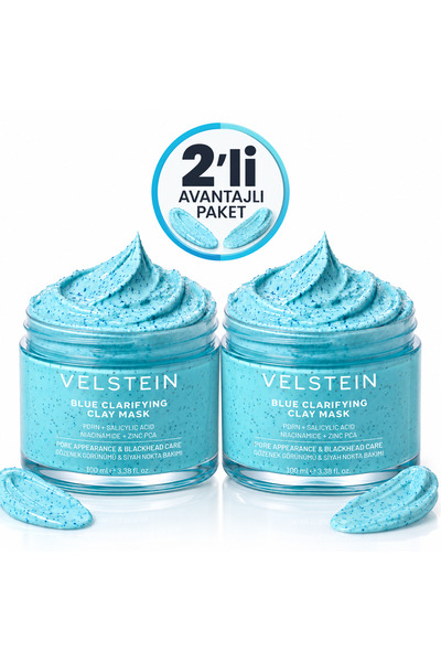 velstein 2'Lİ paket Sıfır gözenek siyah nokta gözenek ve yaşlanma karşıtı Mav...