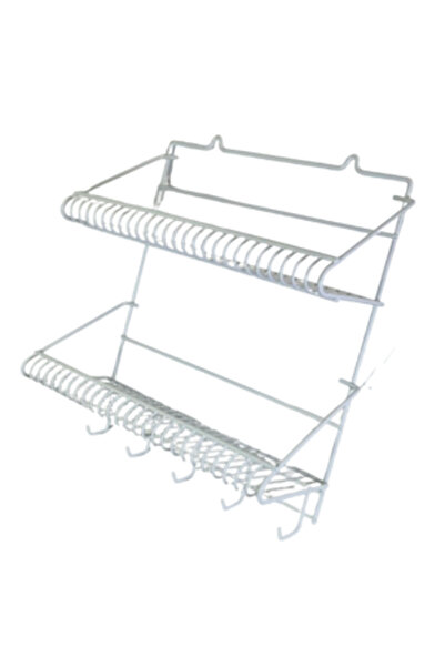 Generic Brand Bathroom shelf with 2 shelves, organizer shelf for storing bath...