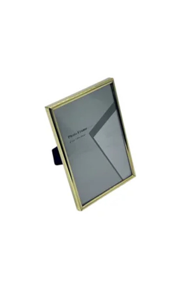 Generic Brand Cadru foto decorativ 10x15 cm (4x6 inch), ramă subțire aurie, d...