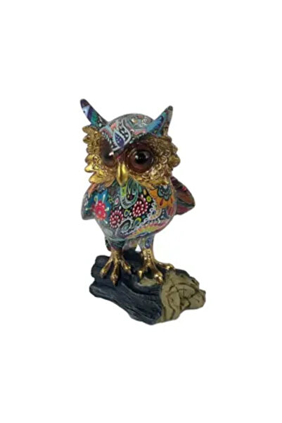 Generic Brand Decorative Owl Figurine – 22 cm, Multicolored, Symbol of Wisdom...