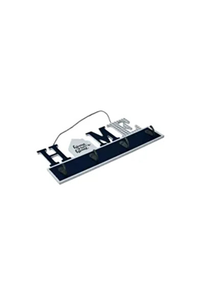 Generic Brand Cuier de Perete din Lemn cu 4 Agățători Metalice – Design Decor...