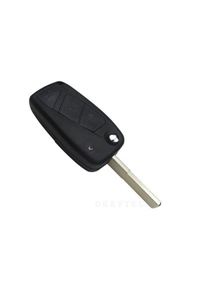 OEM Carcasă cheie cu 3 butoane pentru Fiat 500 Panda Stilo Ducato Punto / mod...