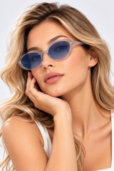 ModaLucci Premium Lüks Tasarım Oval Güneş Gözlüğü