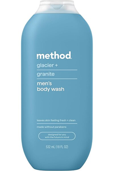 METHOD Men Body Wash, Glacier + Granite, Paraben and Phthalate Free, 18 fl oz...