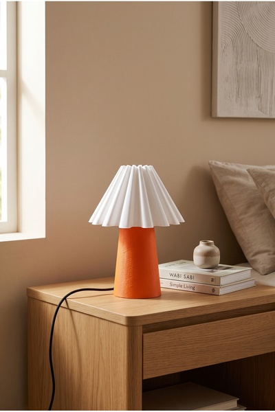 Abajuu Kony Modern Dekoratif Masa Lambası Abajur - Minimalist Komodin ve Yata...