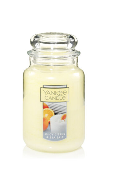 Yankee Candle Borcan mare Citrice Suculente și Sare de Mare 623g