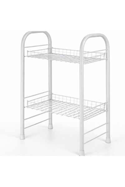Generic Brand Raft metalic organizator 42 × 37 × 27 cm, etajeră metalică pent...